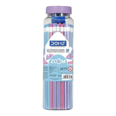 DOMS Zoom Triangle Pencil Jar Pack