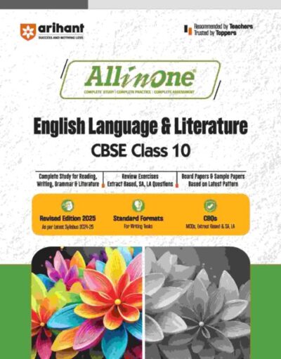 All In One CBSE English Language & Literature Class 10th | For CBSE Exams 2025 | Revised Edition 2025