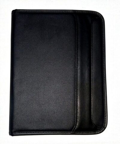Leather Black Office Conference Folder