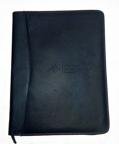 Leather office Conference folder (Colour: "Teal" )