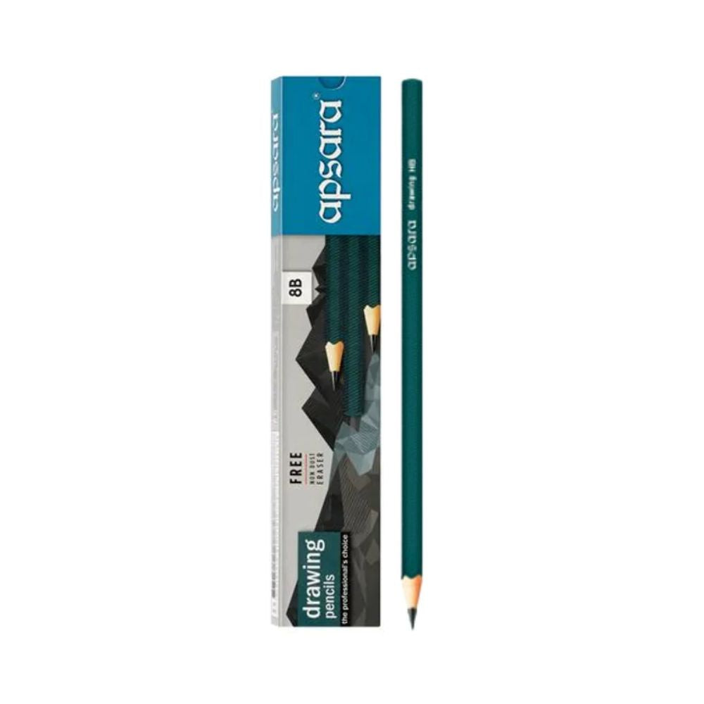 APSARA, Drawing Pencils 8B | Set of 10